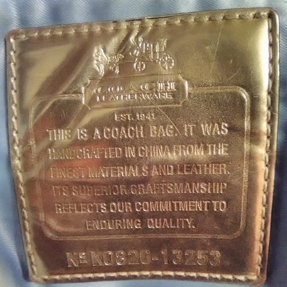 Authentic Coach purse - Picture 2 of 5